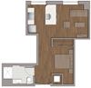 S1 Floor Plan S1 Floor Plan at The George, Wheaton, 20902